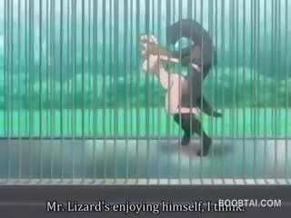 Berpayu dara besar anime kekasih faraj dipaku keras oleh raksasa di yang zoo