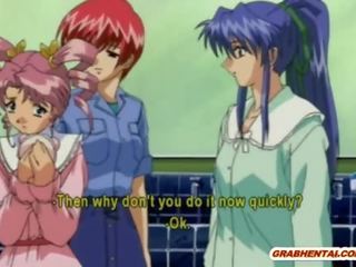 Hapon anime makakakuha ng spanked sa pamamagitan ng kanya lassie