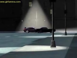 3D illegal street racers sex video