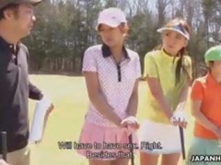 Aangenaam golf adolescent nana kunimi gaan in een mistake en nu ze