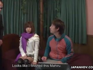 Mann ein reizend japanisch erwachsene film stern mahiru tsubaki