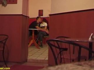 Anal X rated movie in a Public Coffee Shop, Free HD x rated clip a6