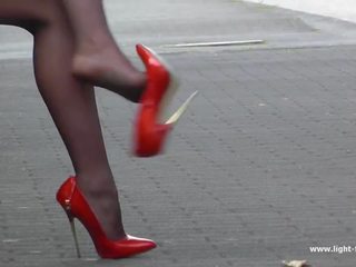 7inch Red Pumps: Mobile Red HD sex clip vid 23