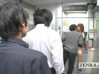 Keista japoniškas post ofisas pasiūlymų krūtinga oralinis xxx video bankomatas