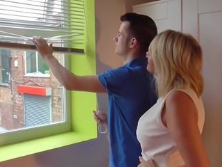 Taboo Home adult video with grown Mom and Son, dirty clip 27