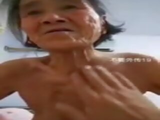 Hiina vanaemake: hiina mobiilne räpane video mov 7b