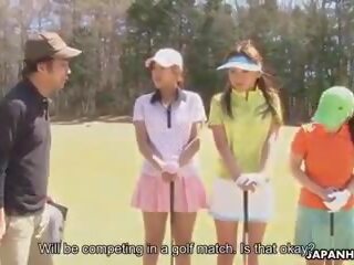 Aziatisch golf telefoontje meisje krijgt geneukt op de ninth gat: volwassen video- 2c | xhamster