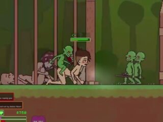 Captivity &vert; fazë 3 &vert; lakuriq femër survivor fights të saj mënyrë përmes nxehtë në trot goblins por fails dhe merr fucked i vështirë gëlltitjes liters i spermë &vert; hentai lojë gameplay p3