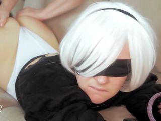 Yorha no 2 gets captured and ýüz fucked, x rated video 64