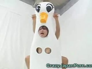 Japán duck tizenéves facialed!