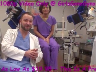Ebony cookie jackie banes examined by professor tampa & dr. rose at girlsgonegyno&period;com