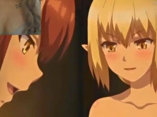 Tres chicas se comen el semen de un joven pajero - hentai isekai harem parte 1 melinamx