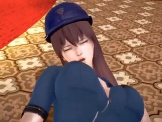 Policewoman trabajando con amor 3d hentai 69