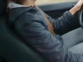 Handjob while driving&excl;&excl;&excl; great Outdoor dirty clip mov in the Mountains