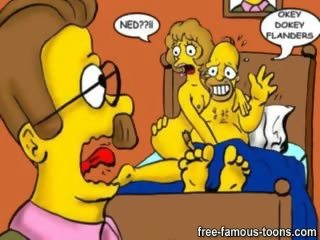 Homer simpson perhe seksi video-