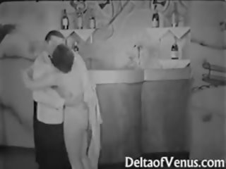 Autentický ročník špinavý video 1930s - žena žena muž trojice