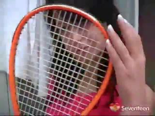 Sexually Uneasy Tennis young female