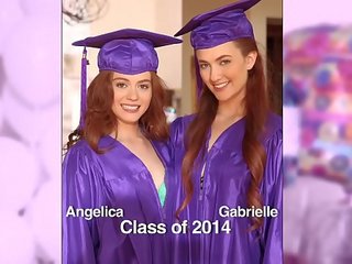 Vajzat i harxhuar e egër - suprizë graduation festë për adoleshencë përfundon me lezbike i rritur film