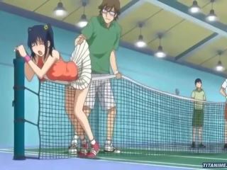 A concupiscent tenis practice