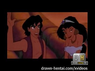 Aladdin trágár film film - tengerpart trágár csipesz -val jázmin