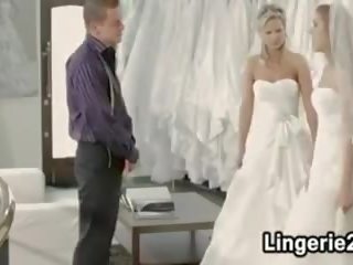 Braut inthreesome bei kleid geschäft, kostenlos dreckig video f4