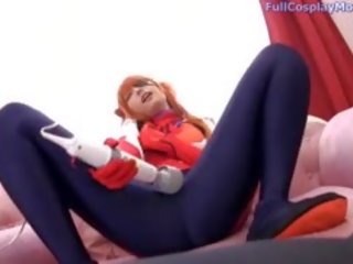 Evangelion asuka pov berpakaian menyerupai karakter seks klip film blowhob