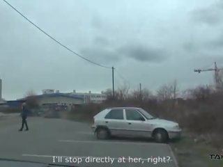 Takevan Angry prostitute dont want to leave the van immediately right after fucked by desiring stranger